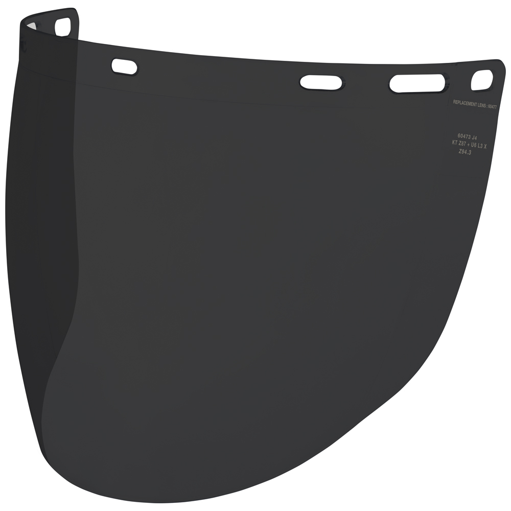 Klein Replacement Face Shield Lens, Cap Style, Gray Tint # 60477