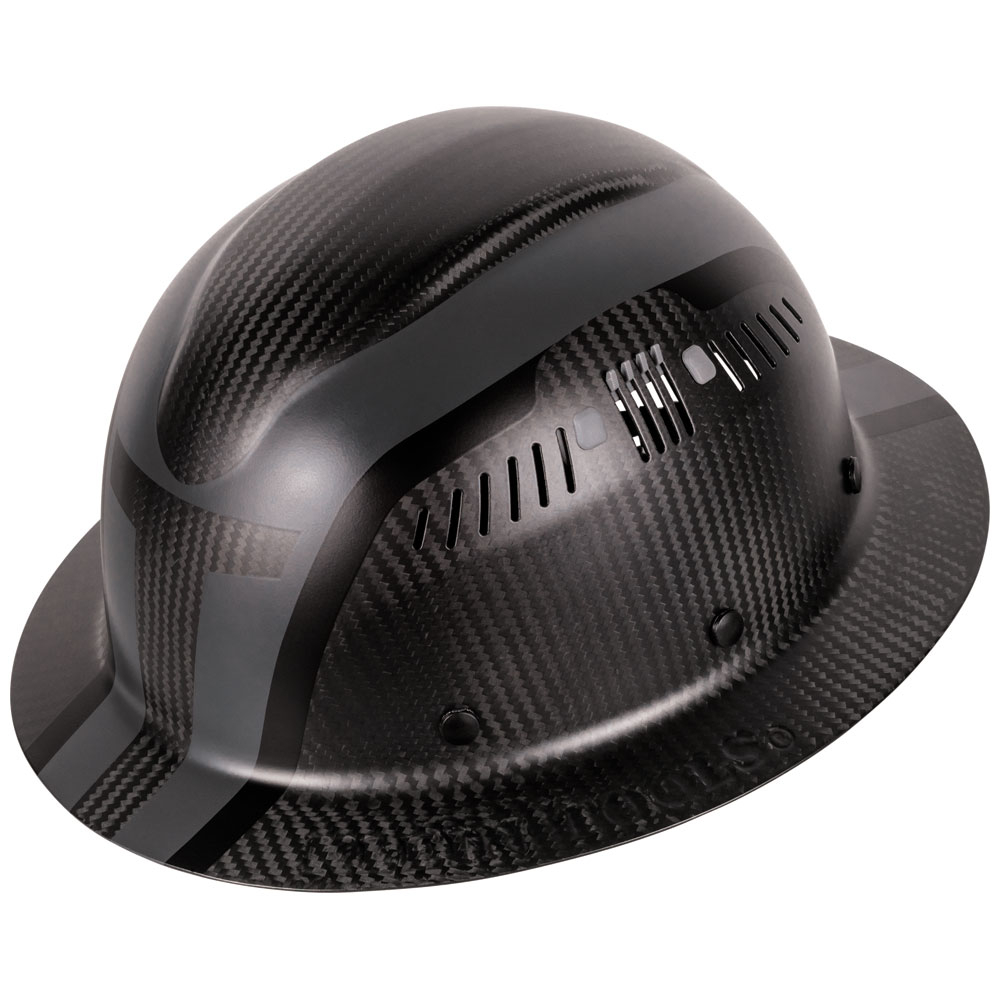 Klein Carbon Fiber Full Brim Hard Hat, Spartan # 60513
