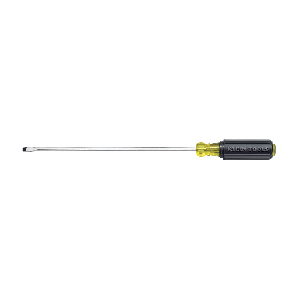 Klein 1/8-Inch Cabinet Mini Screwdriver, 10-Inch Round Shank # 608-10