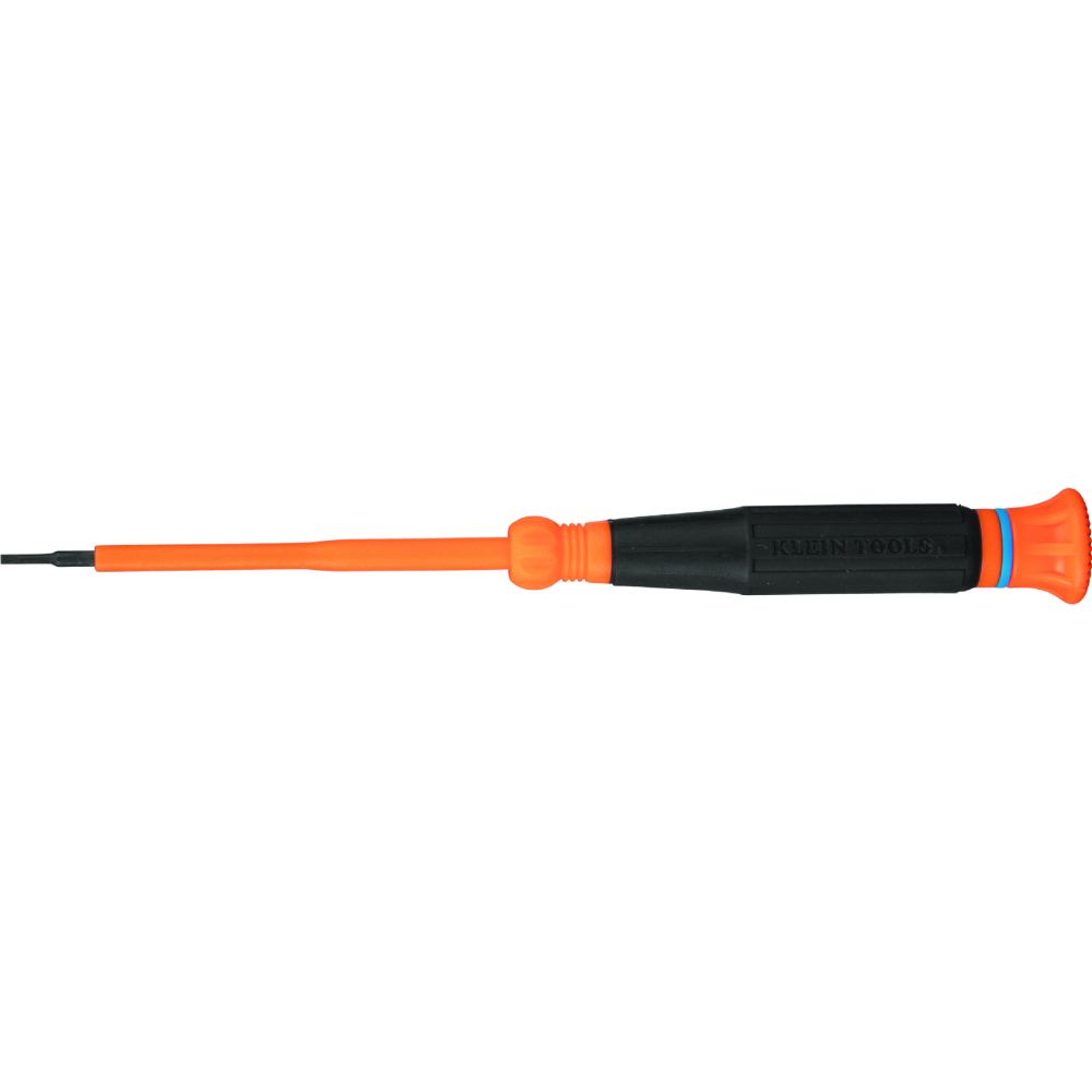 Klein Insulated Precision Screwdriver, 1/16-Inch Slotted, 3-Inch Shank # 6273INS