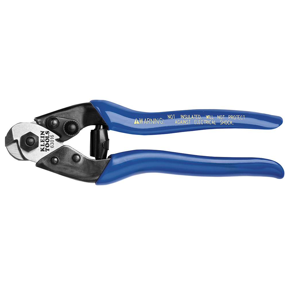 Klein Heavy-Duty Cable Cutter, Blue, 7 1/2-Inches # 63016