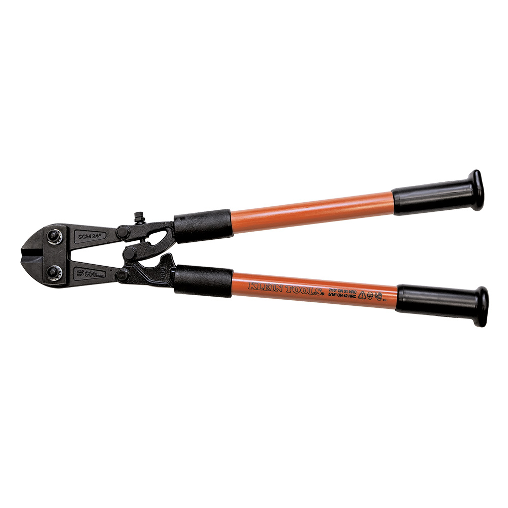Klein Bolt Cutter, Fiberglass Handle, 24-1/2-Inch # 63124