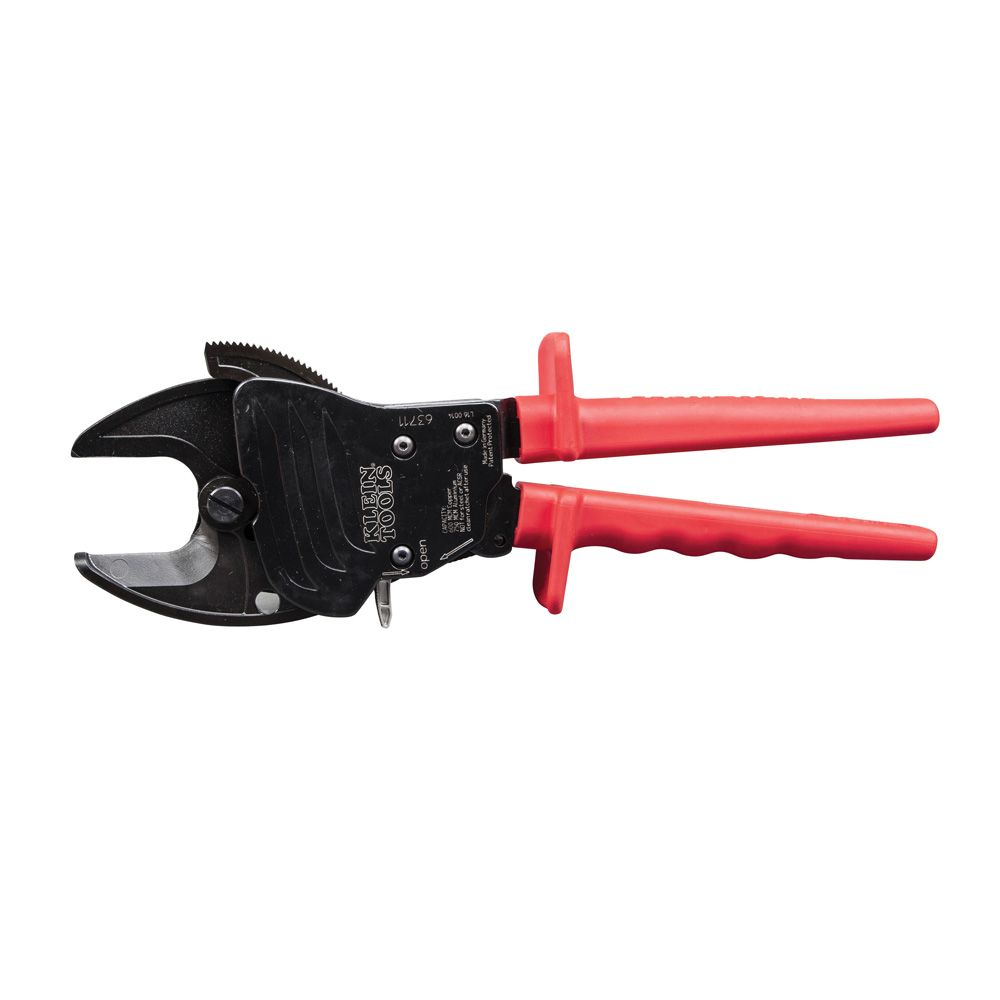 Klein Open Jaw Ratcheting Cable Cutter # 63711