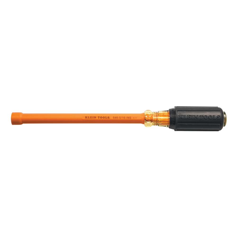 Klein 5/16-Inch Insulated Nut Driver with 6-Inch Shank # 646516INS
