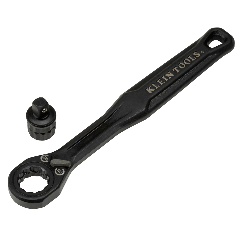 Klein KNECT (S) Pass Through Ratchet and 1/4-Inch Drive Socket Adapter Set # 65301ADP