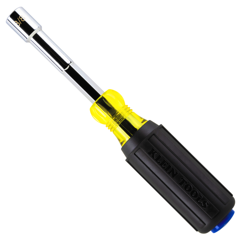 Klein Color-Coded Hollow-Shaft Heavy-Duty Nut Driver, 3/8-Inch # 65438