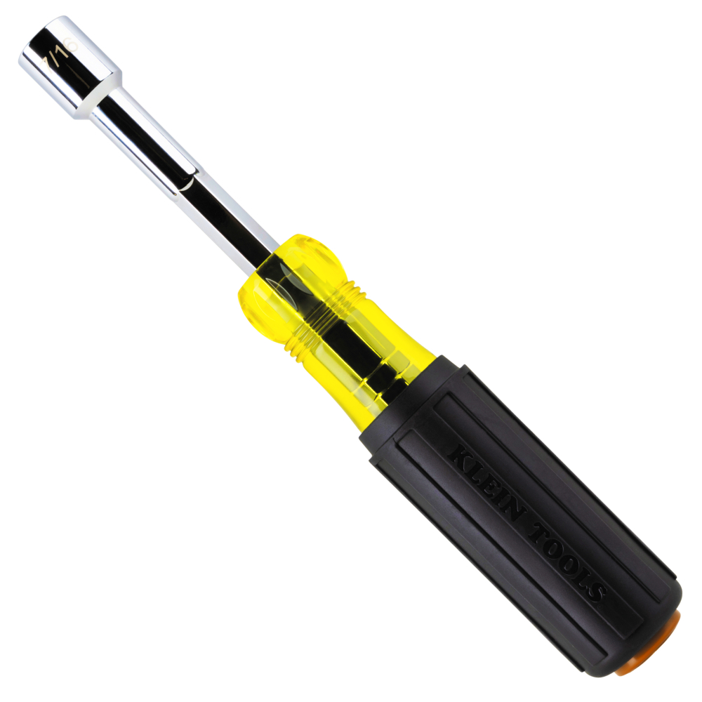 Klein Color-Coded Magnetic Hollow-Shaft Heavy-Duty Nut Driver, 7/16-Inch # 654716MAG