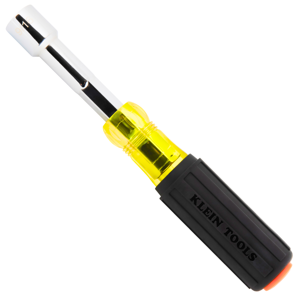 Klein Color-Coded Hollow-Shaft Heavy-Duty Nut Driver, 9/16-Inch # 654916