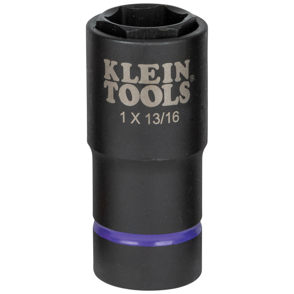 Klein 2-in-1 Impact Socket, 6-Point, 1 and 13/16-Inch # 66065