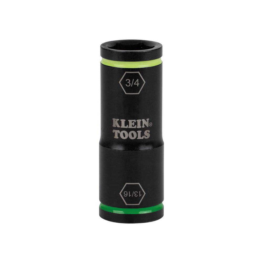 Klein Flip Impact Socket, 3/4 and 13/16-Inch # 66074