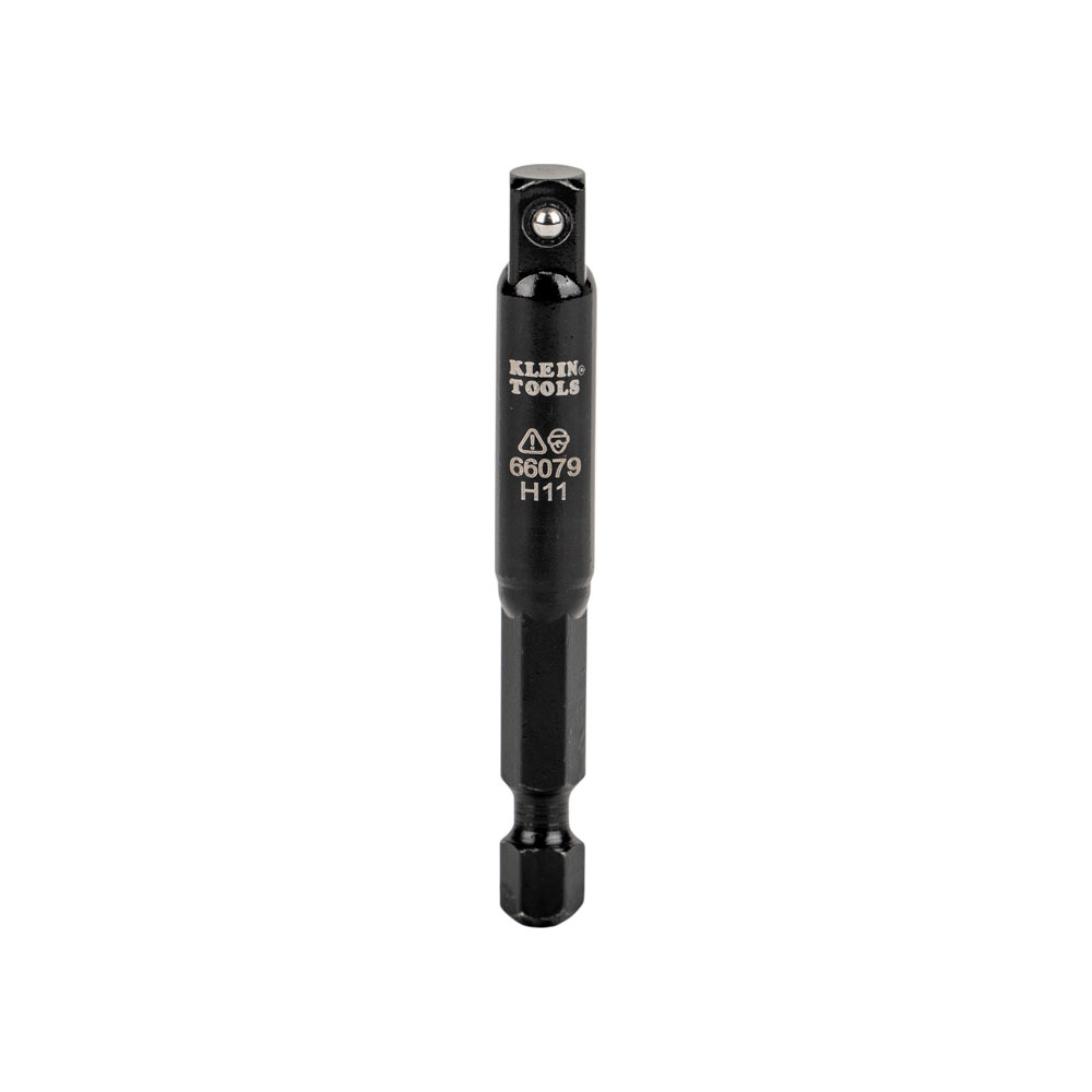Klein Flip Impact Socket Adapter, Small, 1/4 to 1/4-Inch # 66079