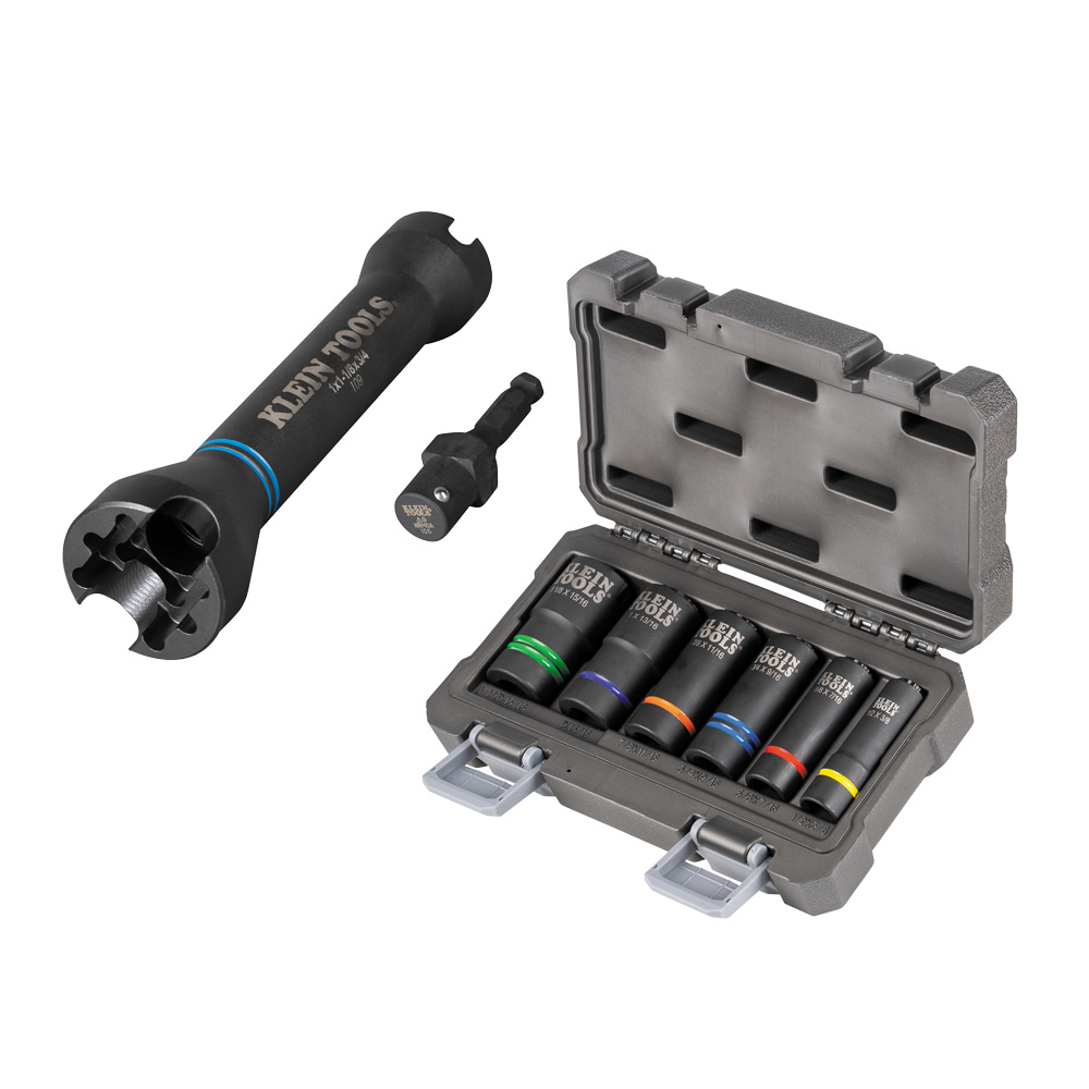 Klein 5-in-1 Impact Socket Set # 660KIT1