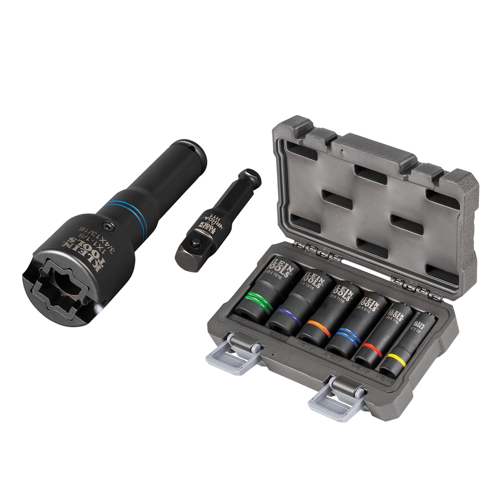 Klein 6-in-1 Impact Socket Set # 660KIT2