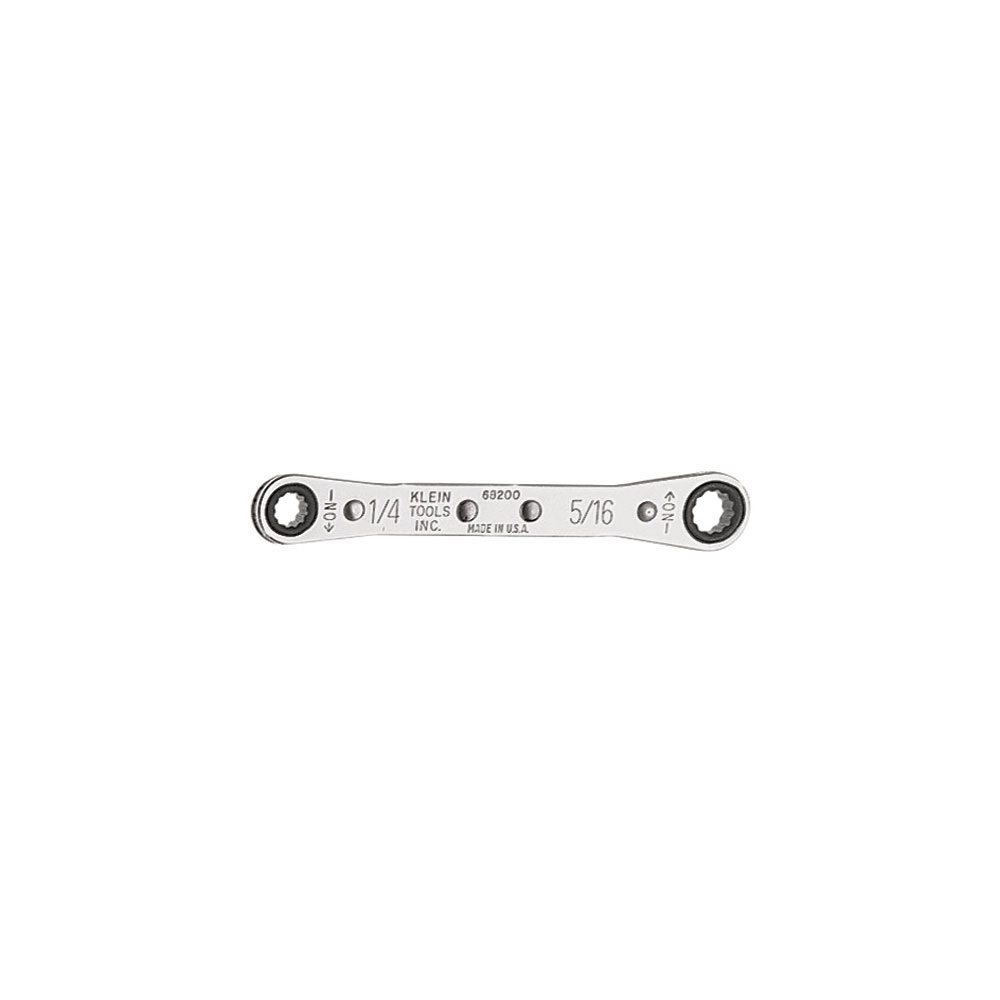 Klein Ratcheting Box Wrench 1/4-Inch x 5/16-Inch # 68200