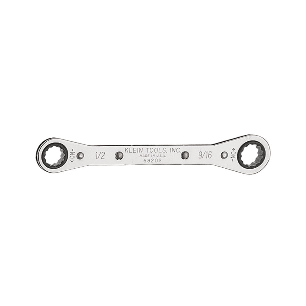 Klein Ratcheting Box Wrench 1/2 x 9/16-Inch # 68202