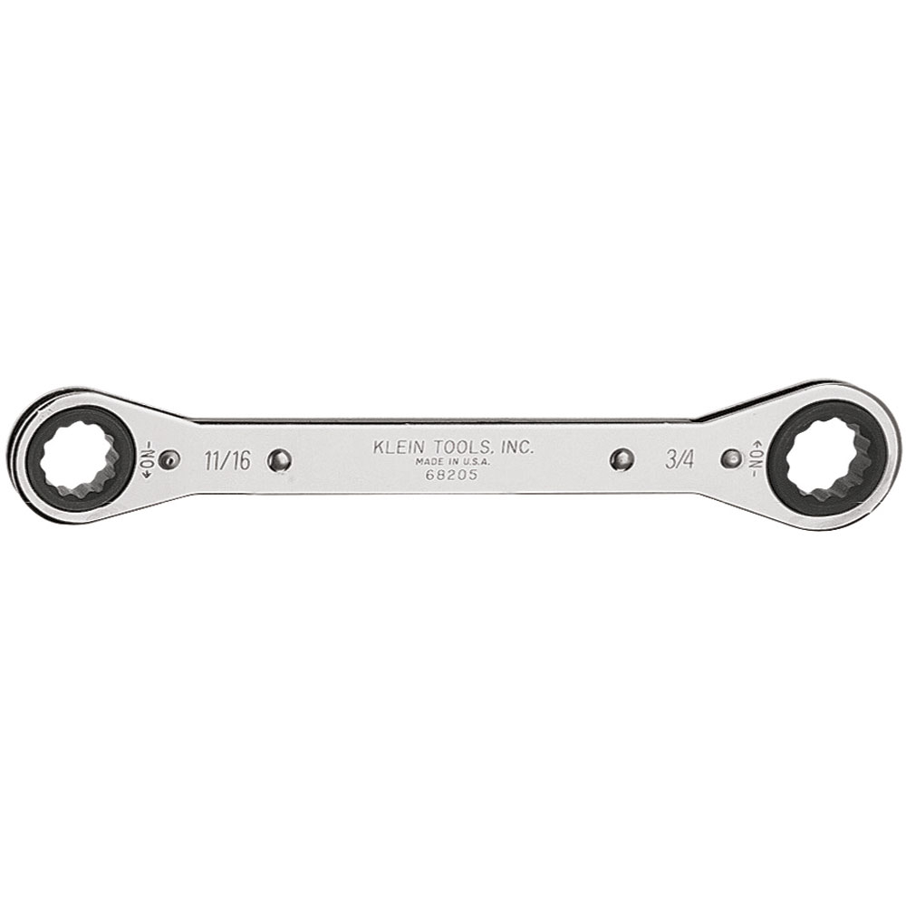 Klein Ratcheting Box Wrench 11/16 x 3/4-Inch # 68205