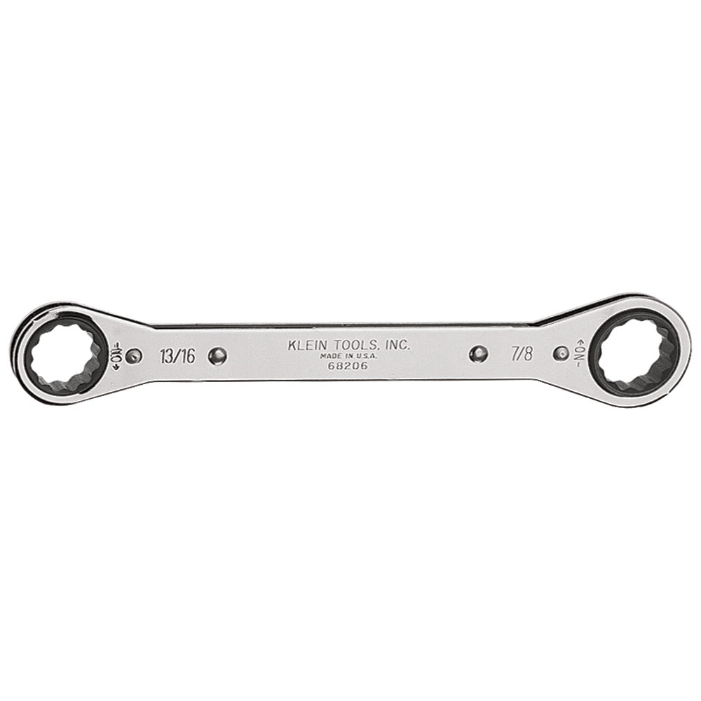 Klein Ratcheting Box Wrench 13/16 x 7/8-Inch # 68206
