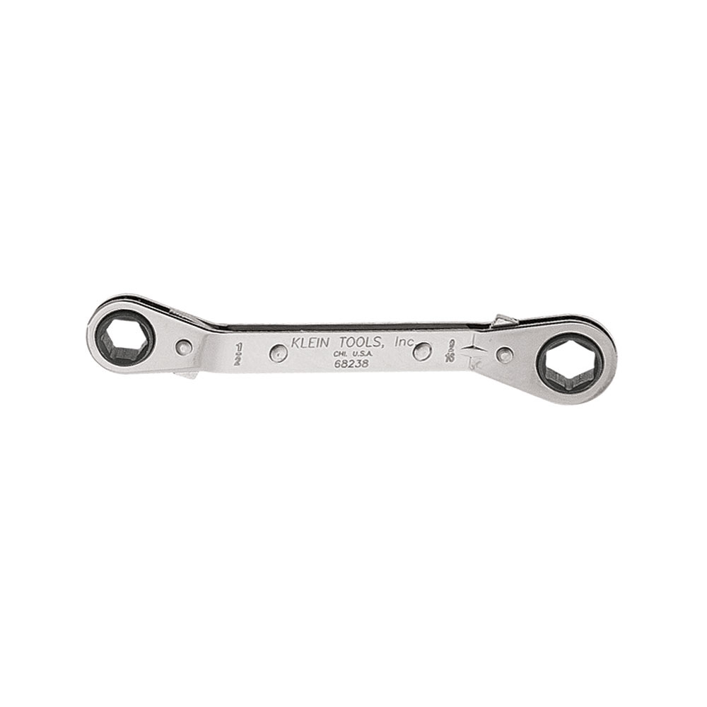 Klein Reversible Ratcheting Box Wrench, 1/2 x 9/16-Inch # 68238