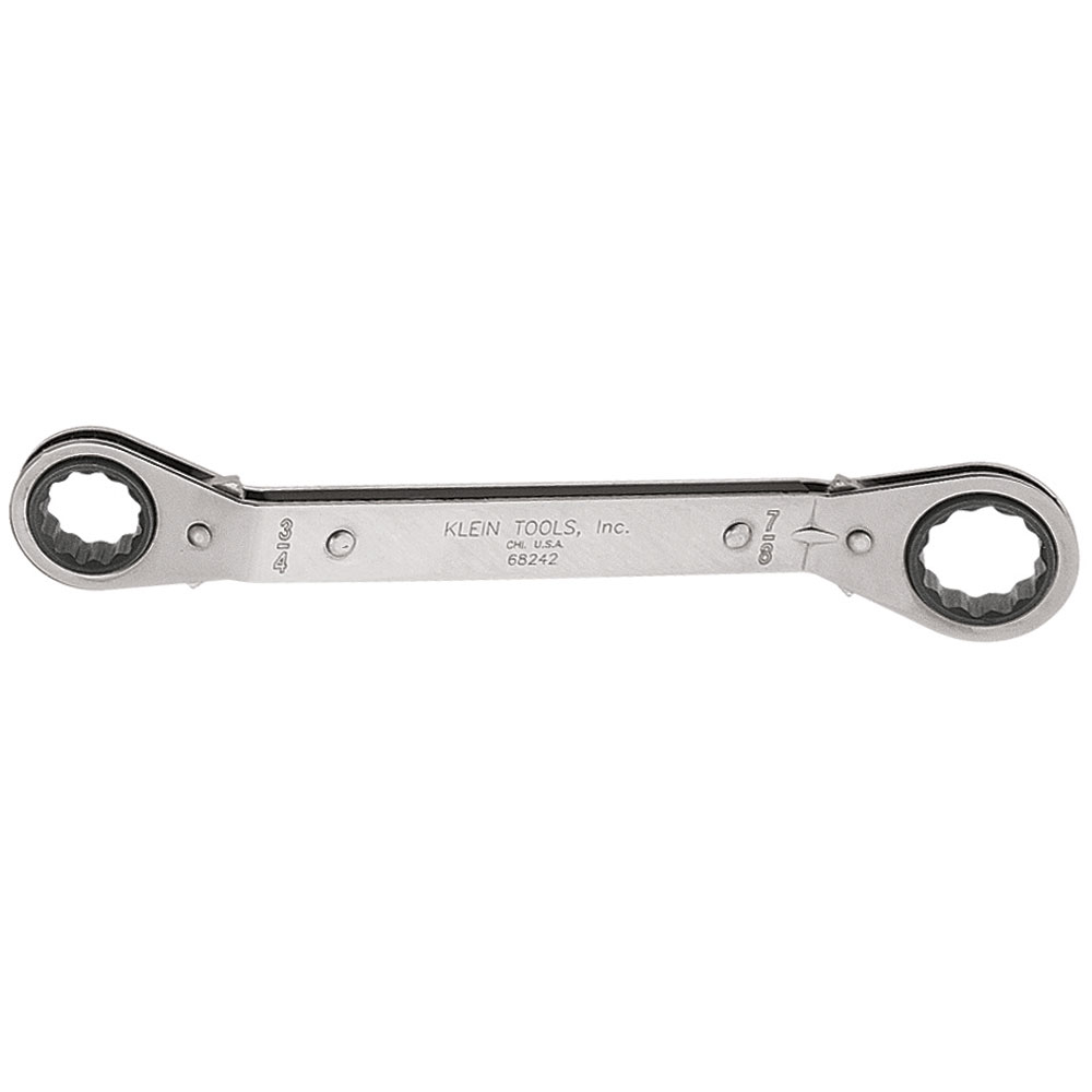 Klein Reversible Ratcheting Box Wrench, 3/4 x 7/8-Inch # 68242