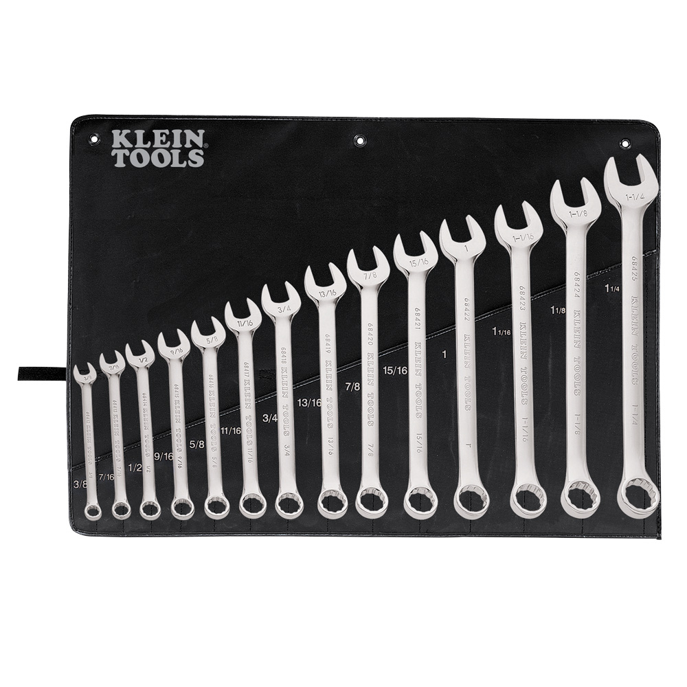 Klein Combination Wrench Set, 14-Piece # 68406
