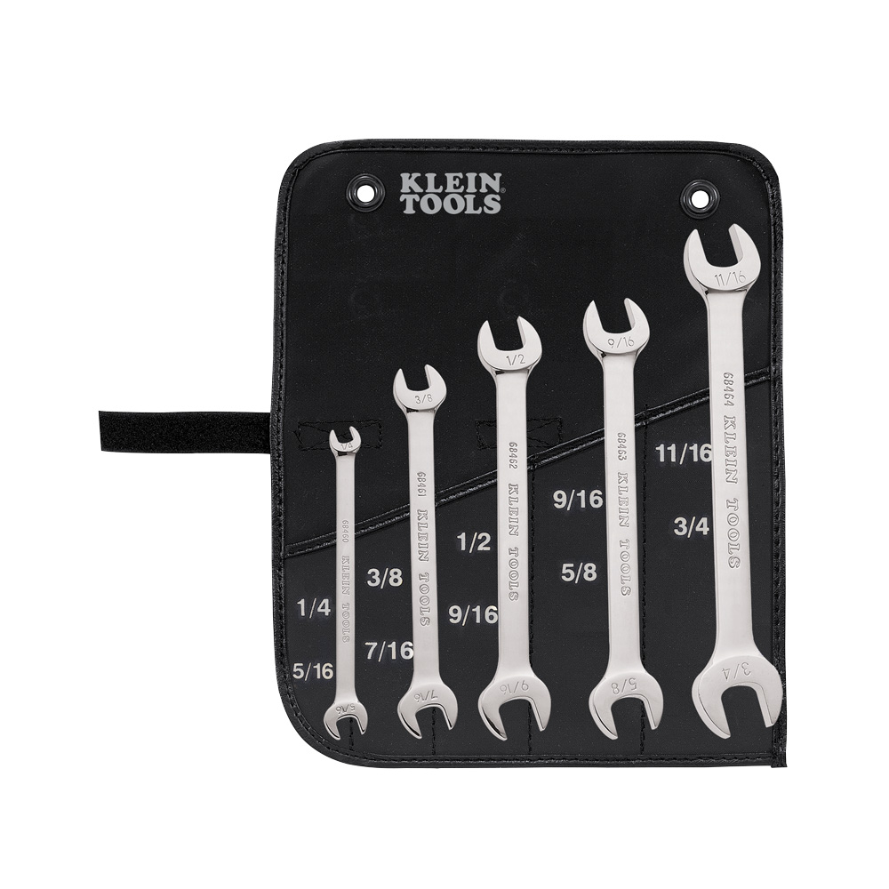 Klein Open-End Wrench Set, 5-Piece # 68450