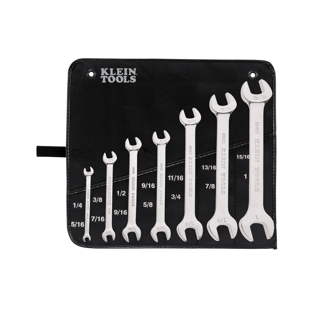 Klein Open-End Wrench Set, 7-Piece # 68452