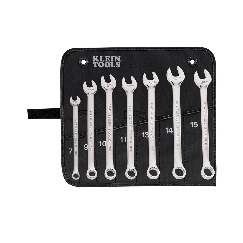 Klein Combination Wrench Set, Metric, 7-Piece # 68500