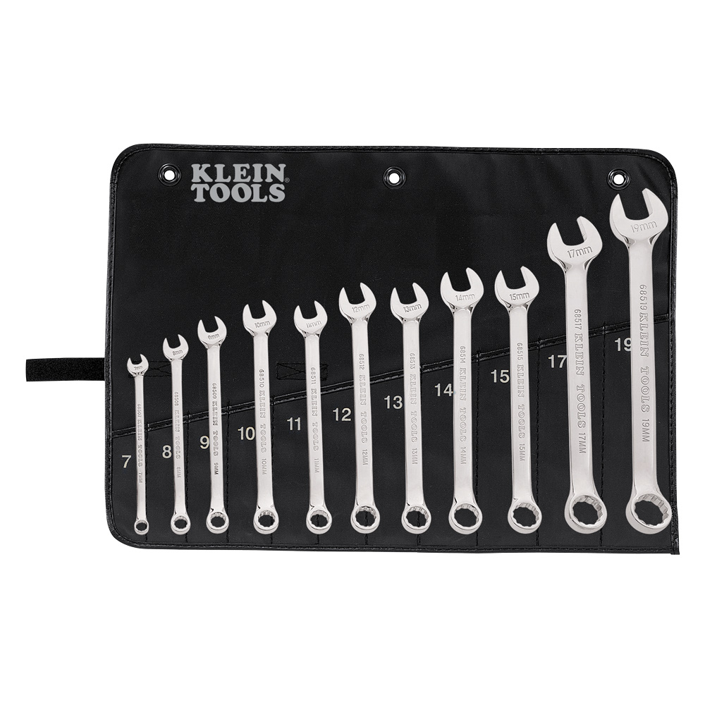 Klein Metric Combination Wrench Set, 11-Piece # 68502