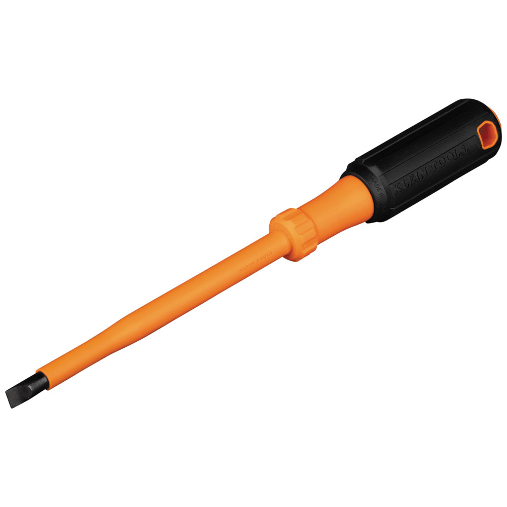 Klein Insulated Screwdriver, 5/16-Inch Cabinet, 6-Inch Round Shank # 6866INS