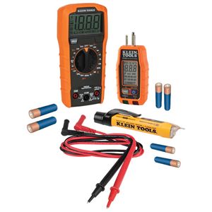 Klein Premium Electrical Tool Set with Multimeter, Volt Tester, Outlet Tester # 69355