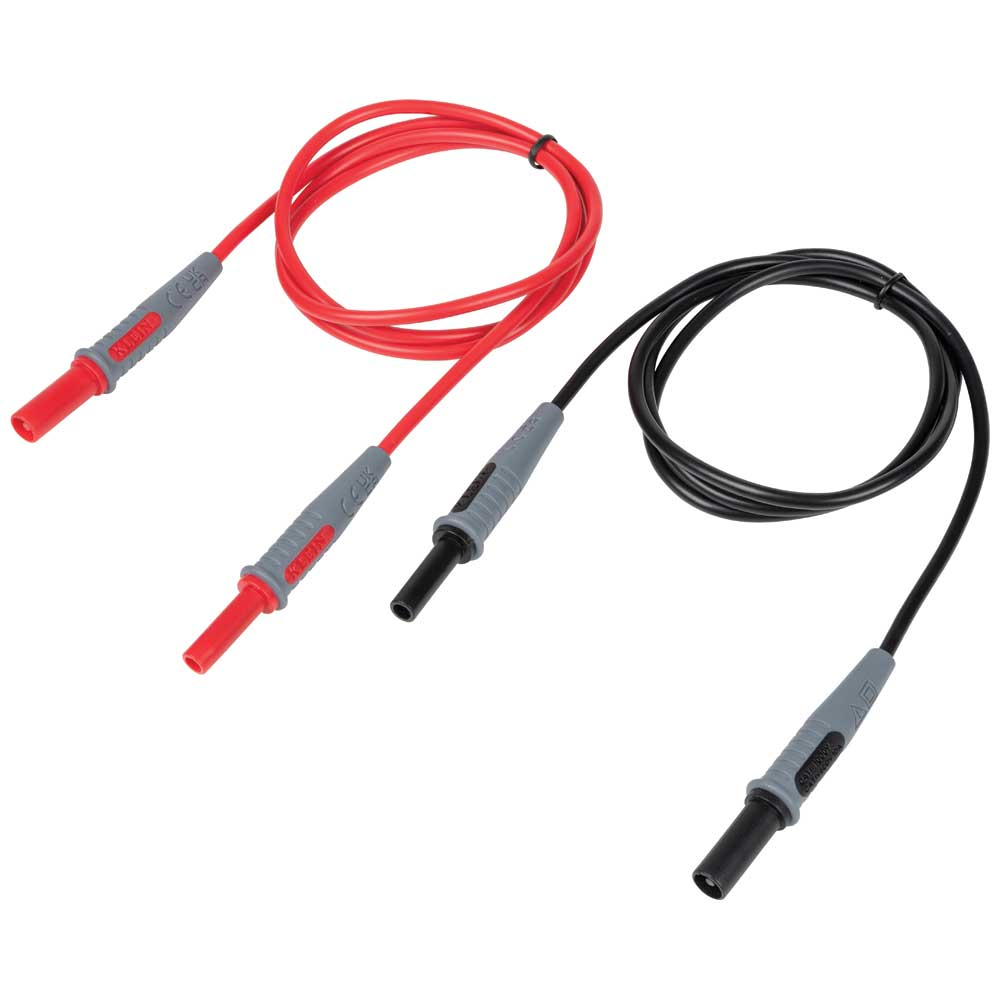Klein Lead Adapters, Red and Black, 3-Foot # 69359