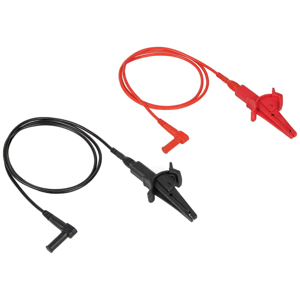 Klein Heavy-Duty Alligator Clip Test Leads, 3-Foot # 69381