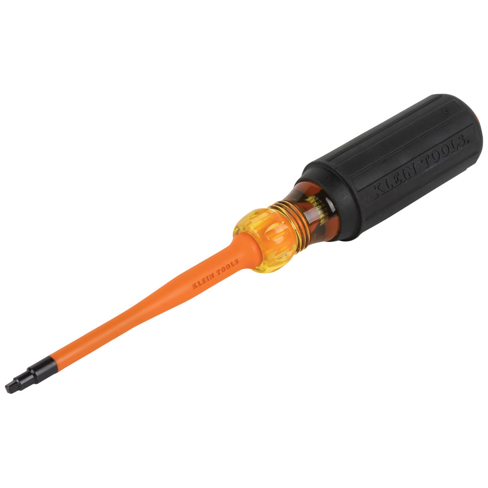 Klein Slim-Tip 1000V Insulated Screwdriver, #2 Square, 4-Inch Round Shank # 6944INS