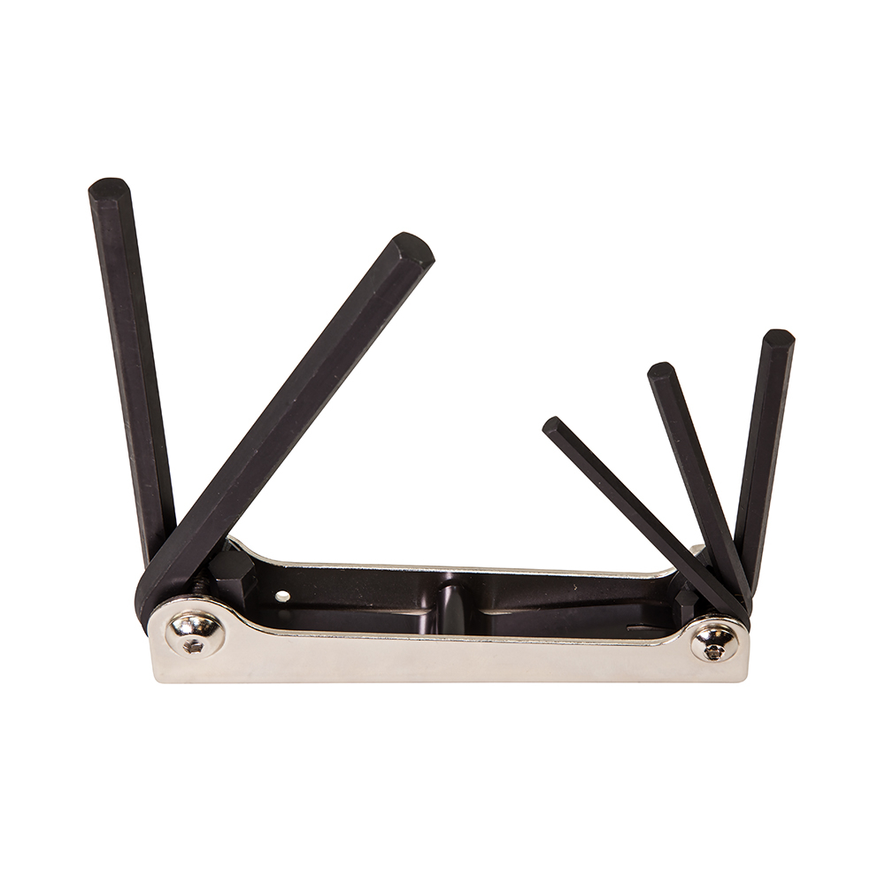 Klein Folding Hex Key Set, 5-Key, SAE Sizes # 70579