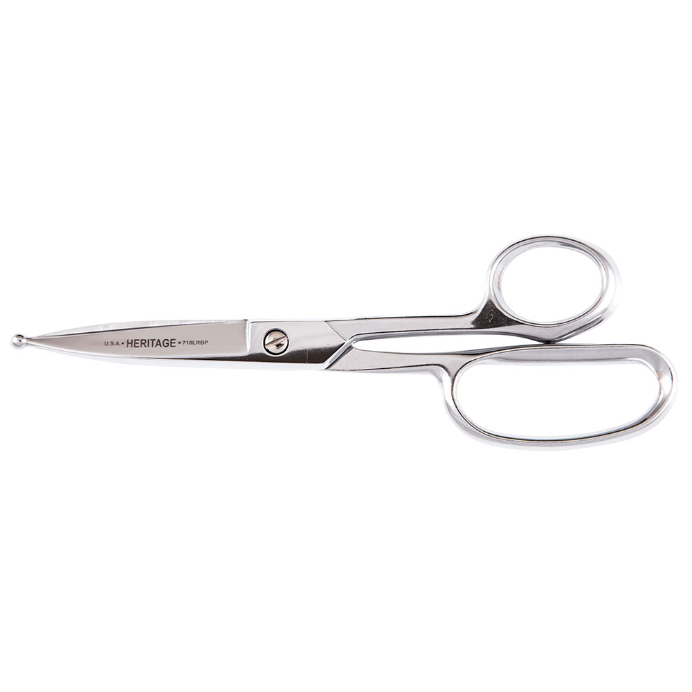 Klein Heavy Duty Shear Large Ring, Ball Tips, 9-1/8-Inch # 718LRBP
