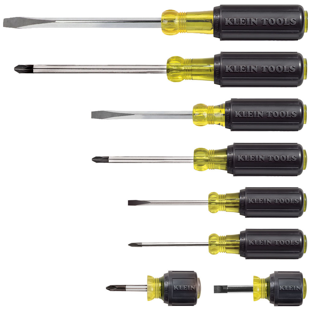 Klein Screwdriver Set, Multi-Application, 8-Piece # 85078