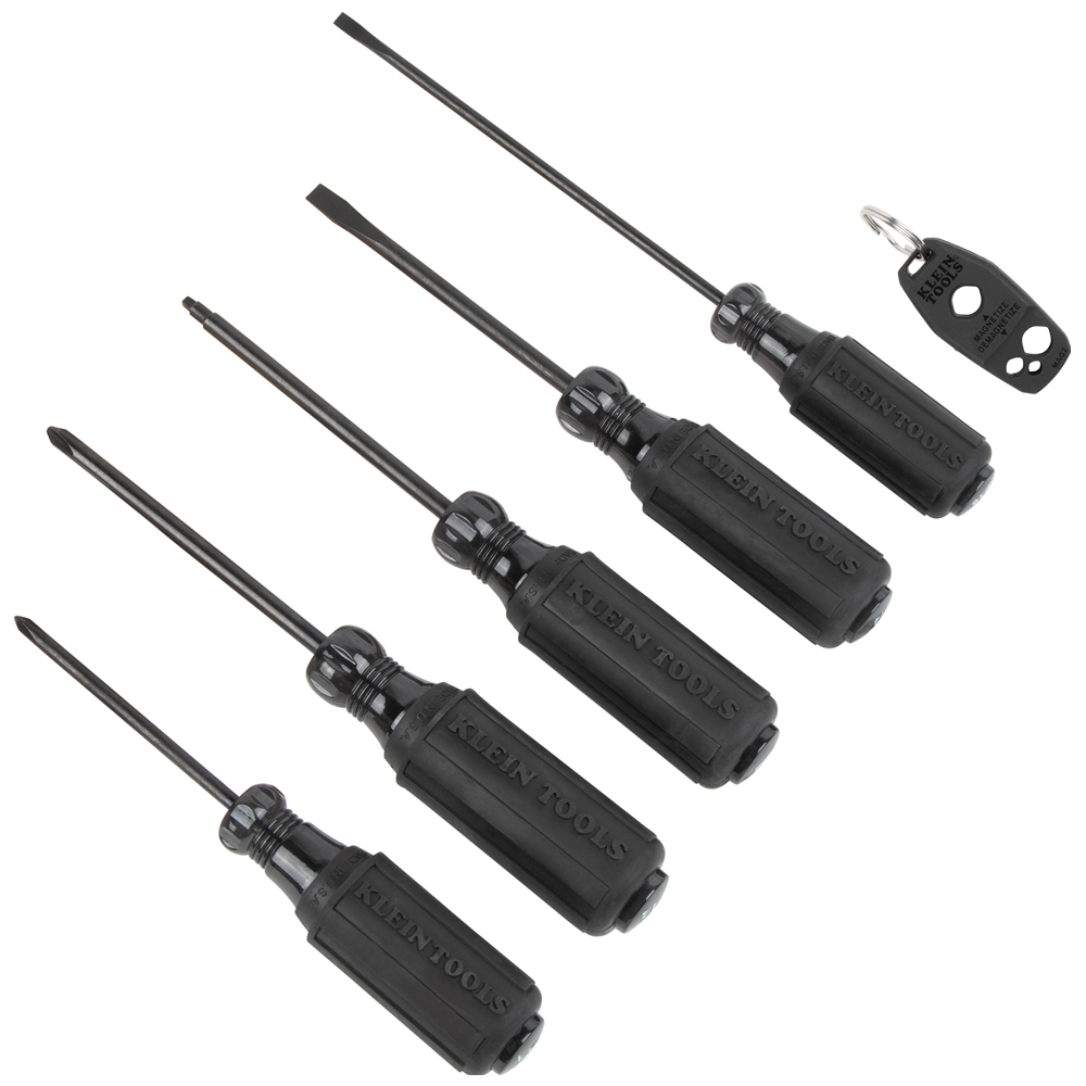 Klein Blackout Screwdriver Set, 6-Piece # 85446BLK