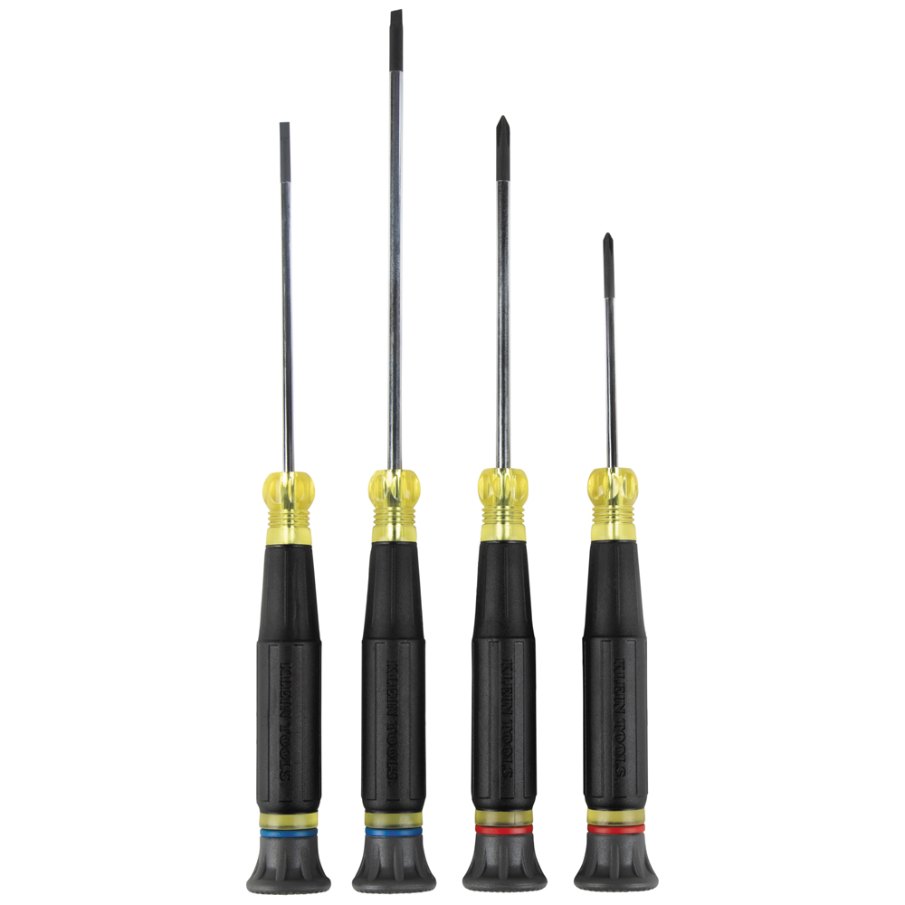 Klein Precision Screwdriver Set, Slotted, and Phillips 4-Piece # 85615