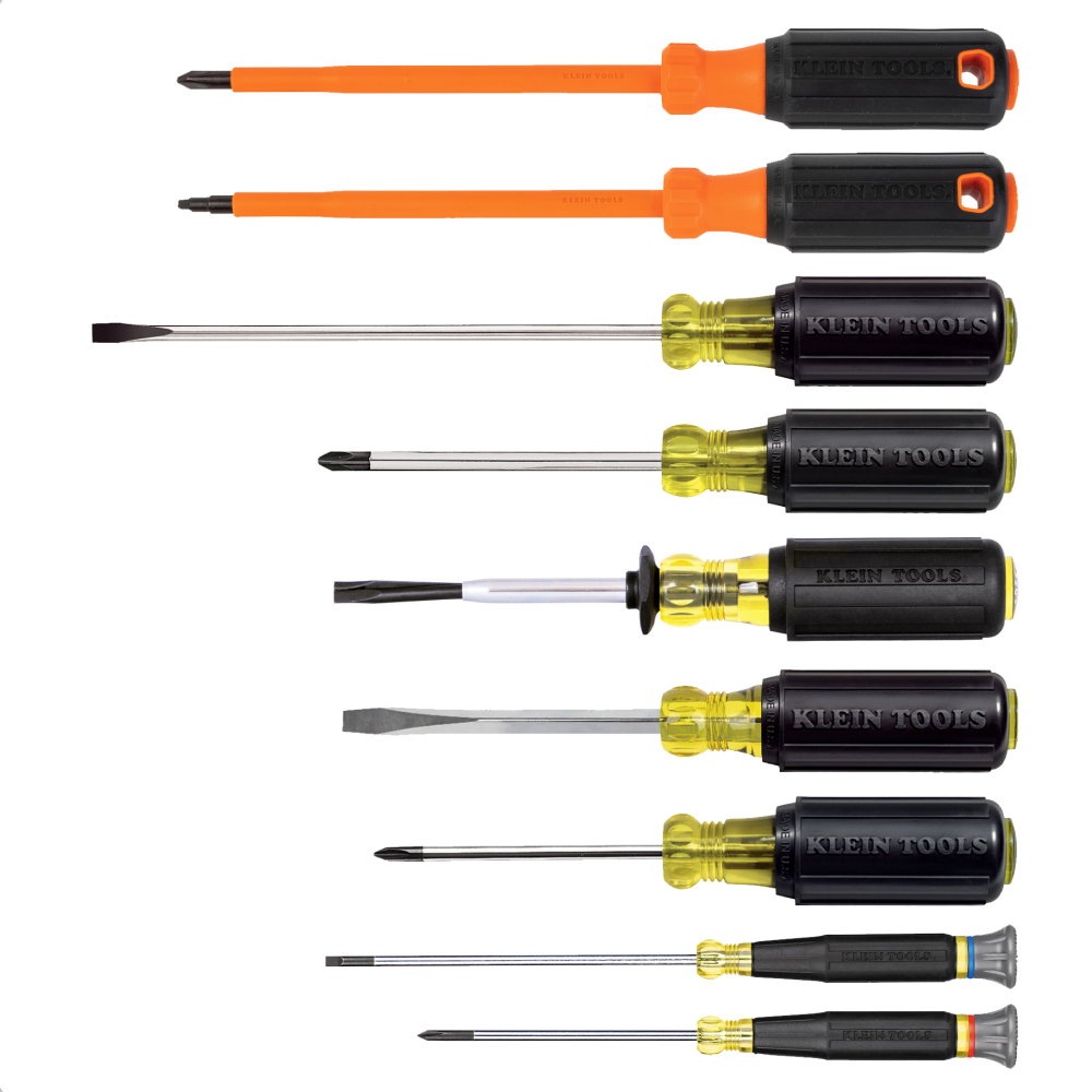 Klein 9-Piece Electrician Screwdriver Set # 85850