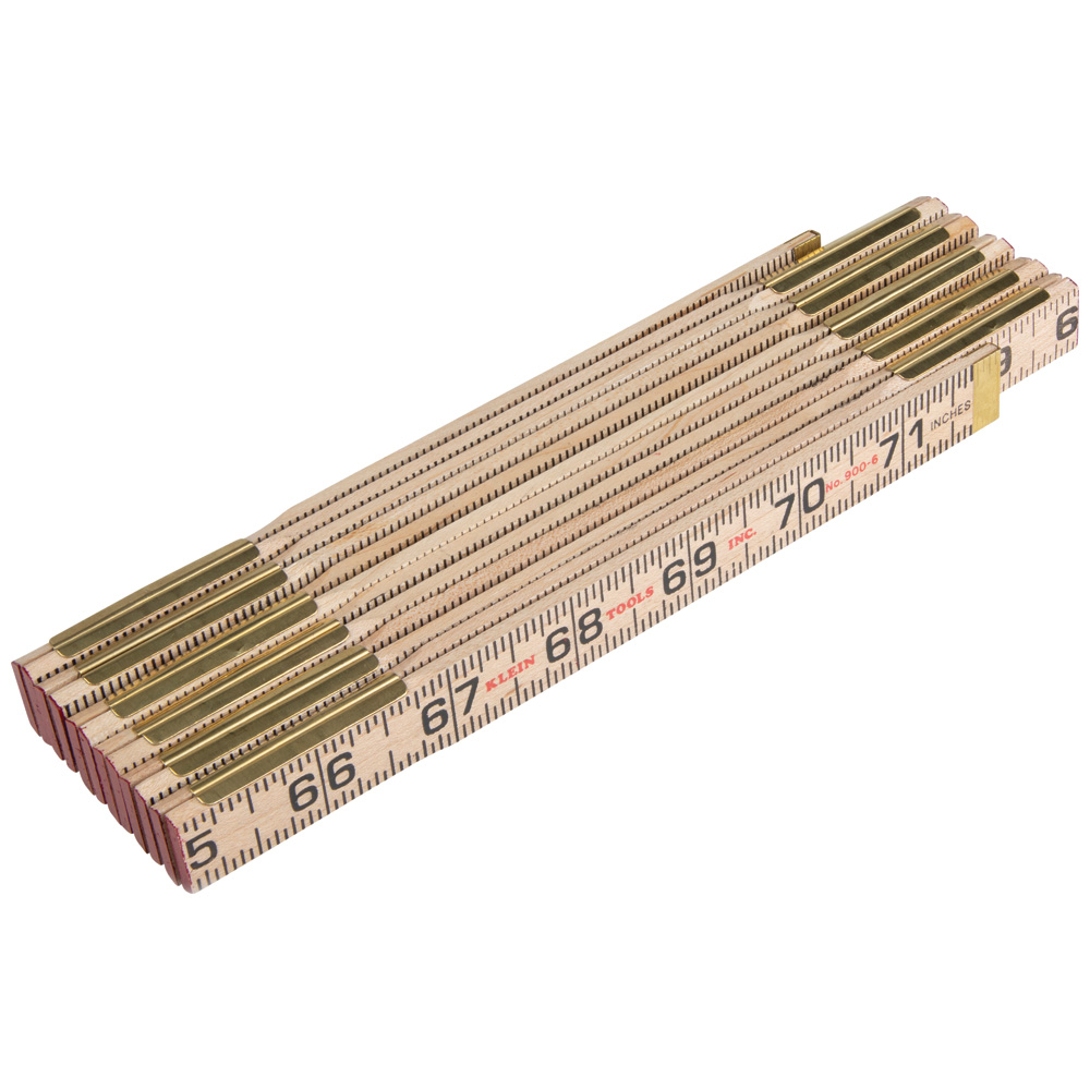 Klein Wood Folding Rule, Inside Reading # 900-6
