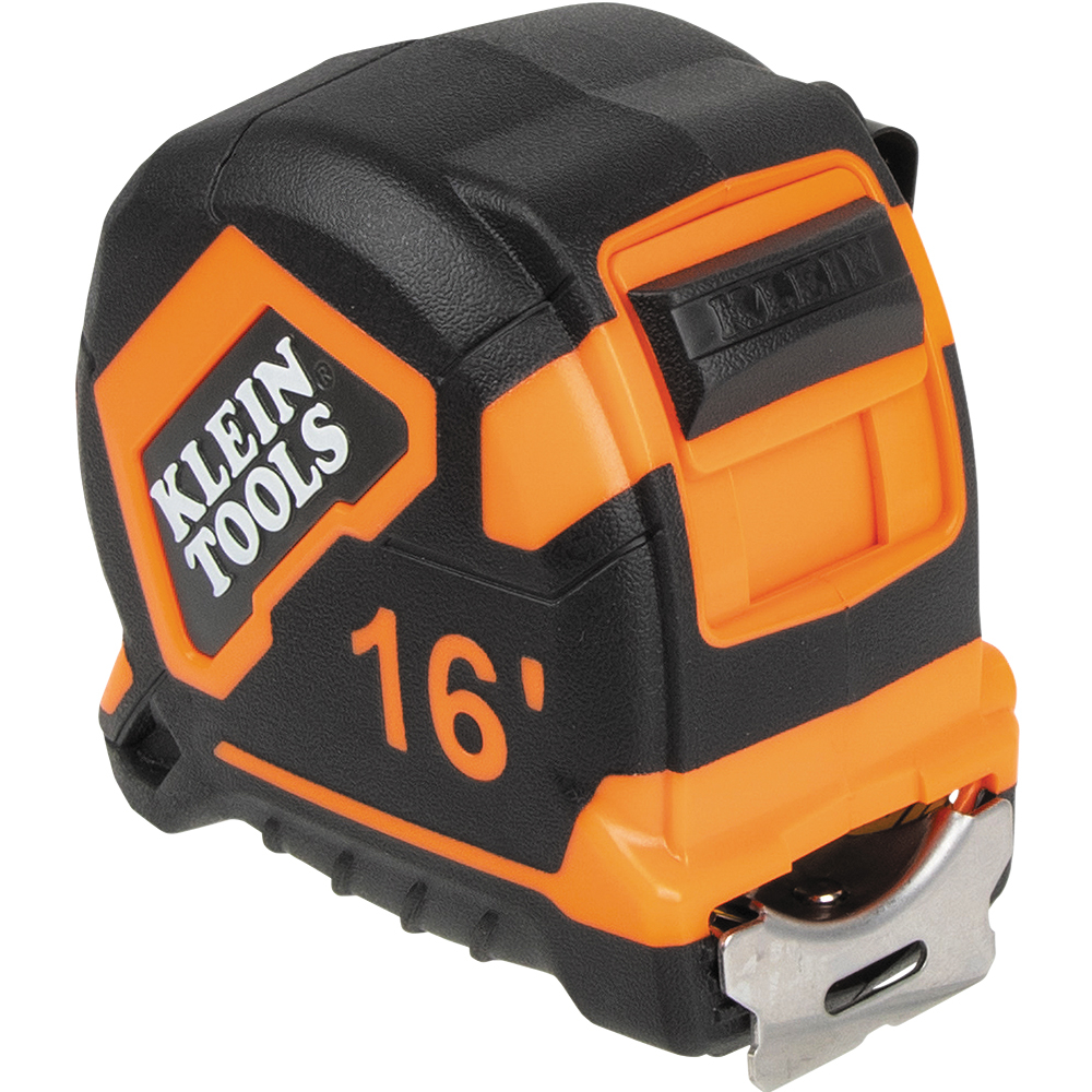 Klein Tape Measure, 16-Foot Single-Hook # 91616