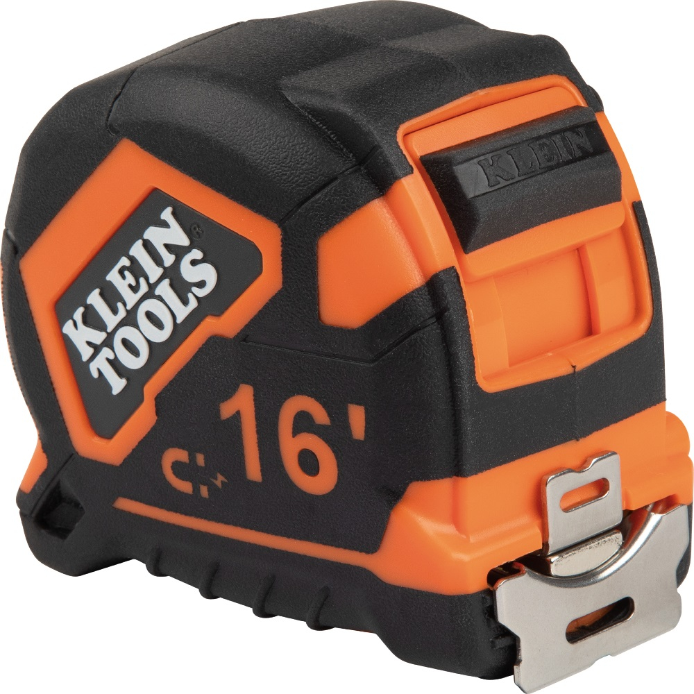 Klein Tape Measure, 16-Foot Magnetic Double-Hook # 9216