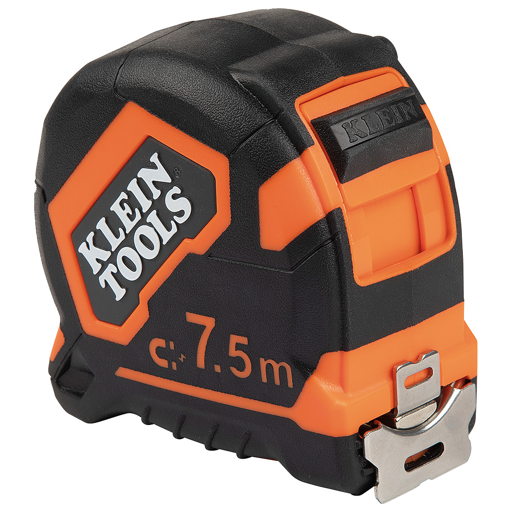 Klein Tape Measure, 7.5-Meter Magnetic Double-Hook # 9375