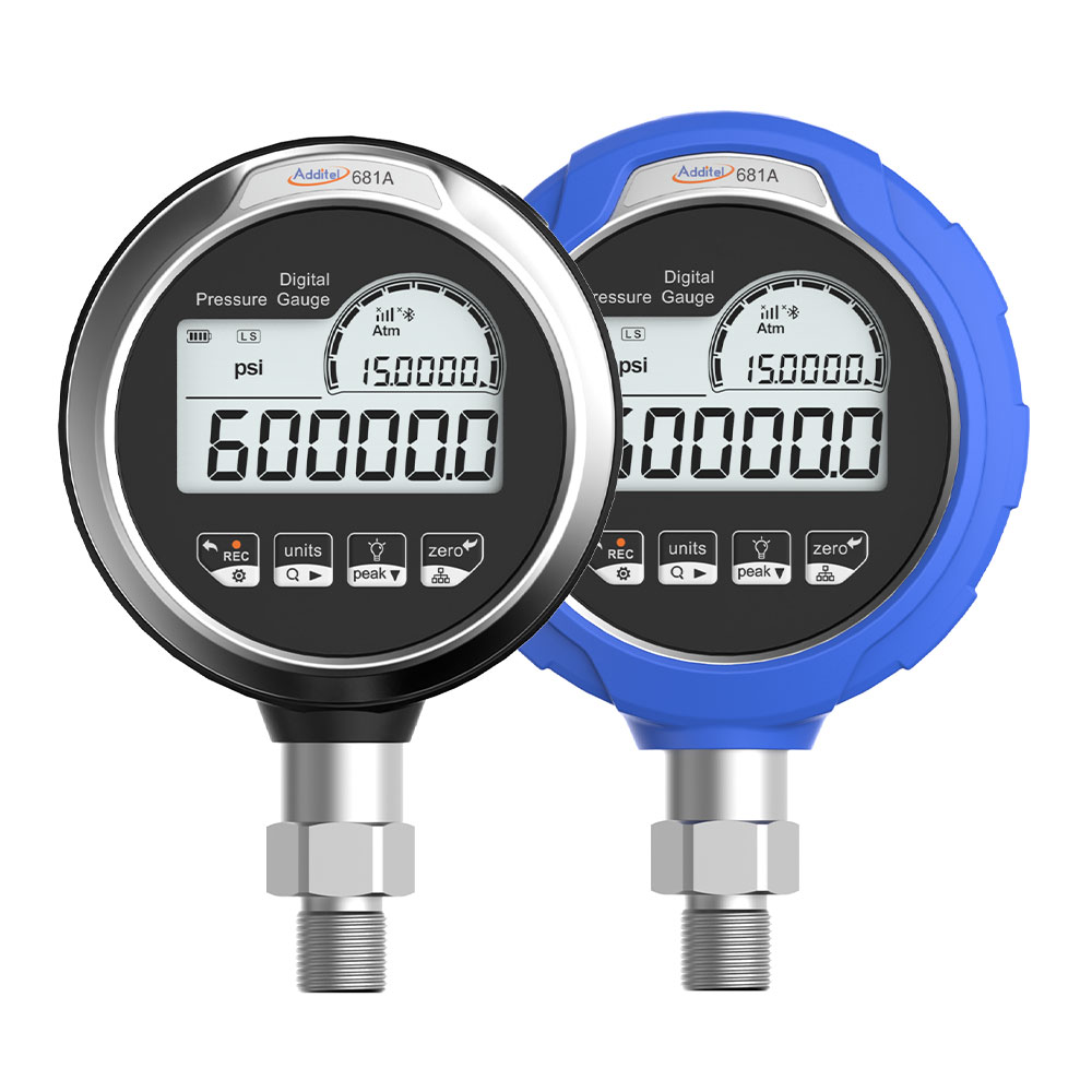 ADT681A Digital Pressure Gauge with Barometer