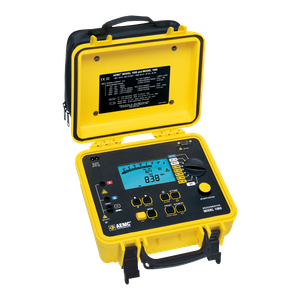 AEMC Instruments Megohmmeter Model 1060 (Digital, Analog Bargraph, Alarm, Timer, 50V, 100V, 250V, 500V, 1000V, Auto DAR/PI, Resistance, Continuity, RS-232 w/DataView Software, 128kB Memory) # 1060