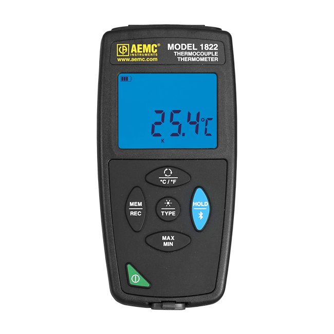AEMC Instruments Thermocouple Thermometer Datalogger Model 1822 # 1822