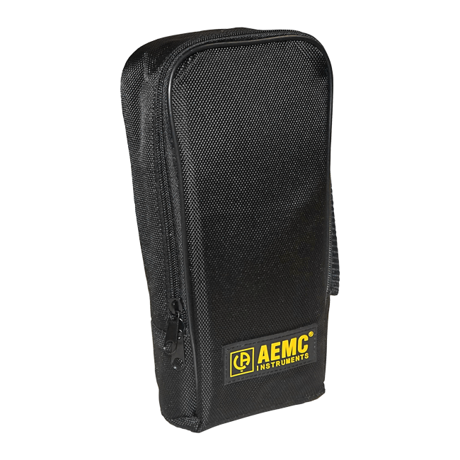 AEMC Instruments Case - Soft Carrying Case for Clamp-on Meters, Multimeters, Models 1110 & 1227 (10.5 x 5 x 2") # 2118.65