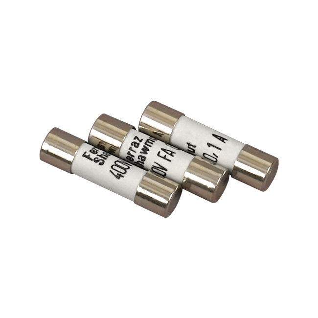 AEMC Instruments Fuse - Set of 3, FF, 0.1A, 380V, 10kA, 5 x 20mm, for Models 5050, 5060, 5070 & 6505 # 2119.84