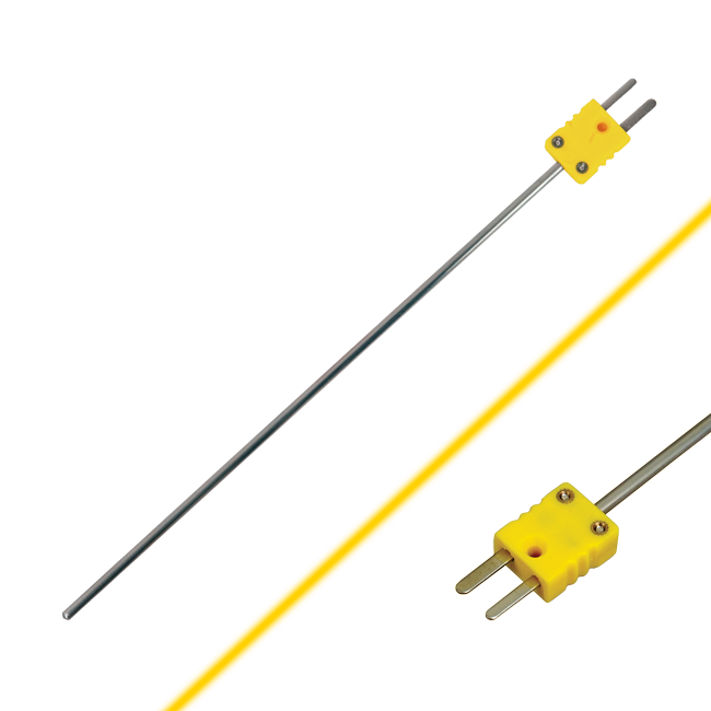 AEMC Instruments Thermocouple - Needle, 7.25" x 0.5" K Type, -58° to 1292° F (For Use with Models Sl II L642 & CA863) # 2126.46
