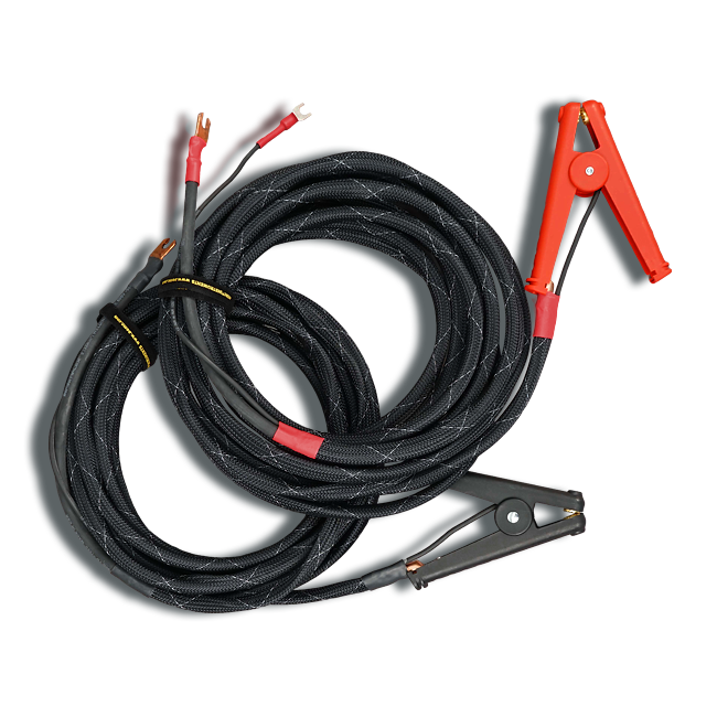AEMC Instruments Lead - Replacement, Set of 2, 25 ft Kelvin Clips (200A - Hippo) for Use with Model 6292 # 2129.72